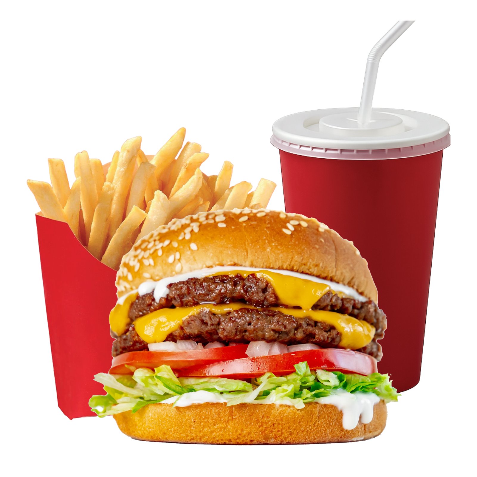 DOUBLE CHEESEBURGER MEAL
